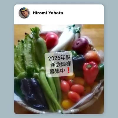 野菜定期便☆新会員様募集❗カラフル野菜を食卓に♡